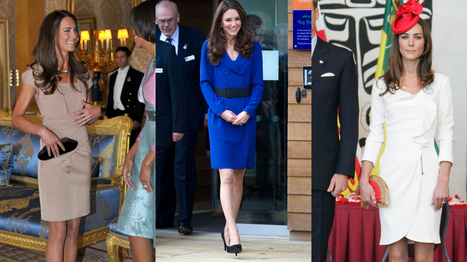 Duchess of Cambridge wearing Reiss dresses