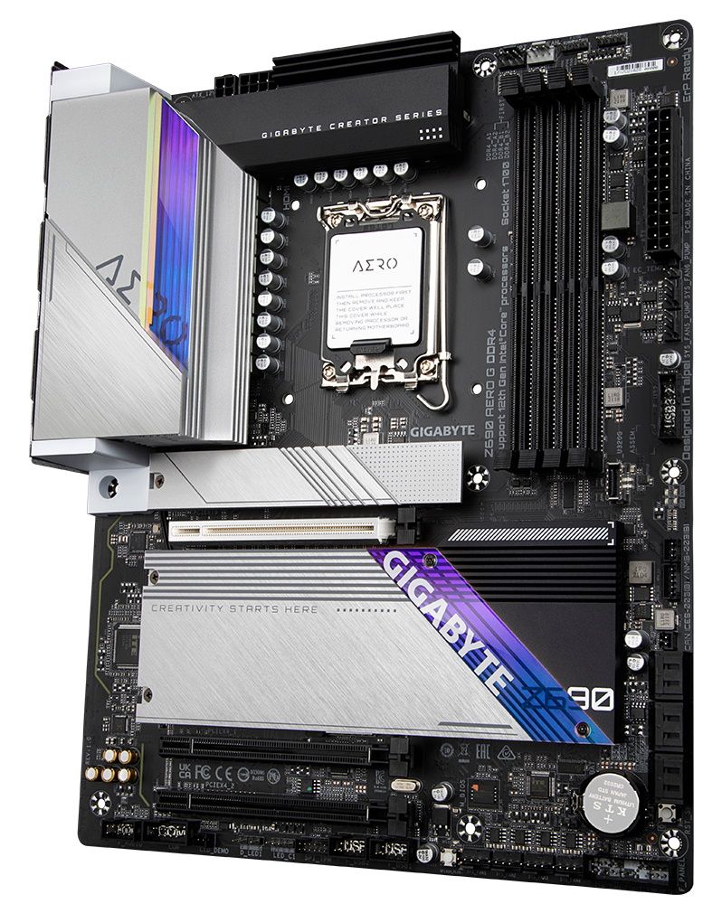 core i3 12100f z690 aero g セット Gigabyte Z690 Aero G DDR4 Review: Budget Board for Creators