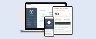 The mcafee website and app