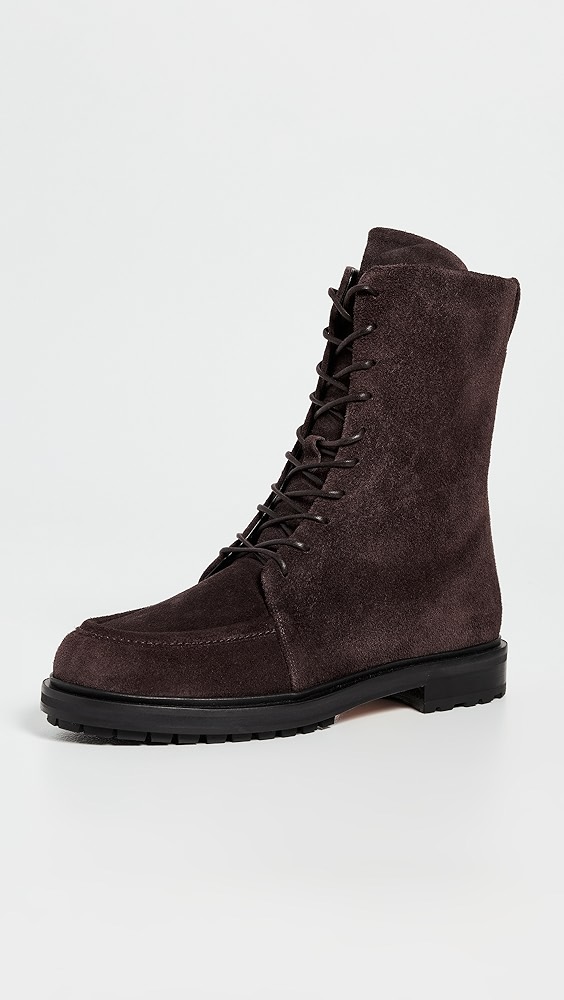 Aeyde Tate Cow Suede Leather Moka Boots