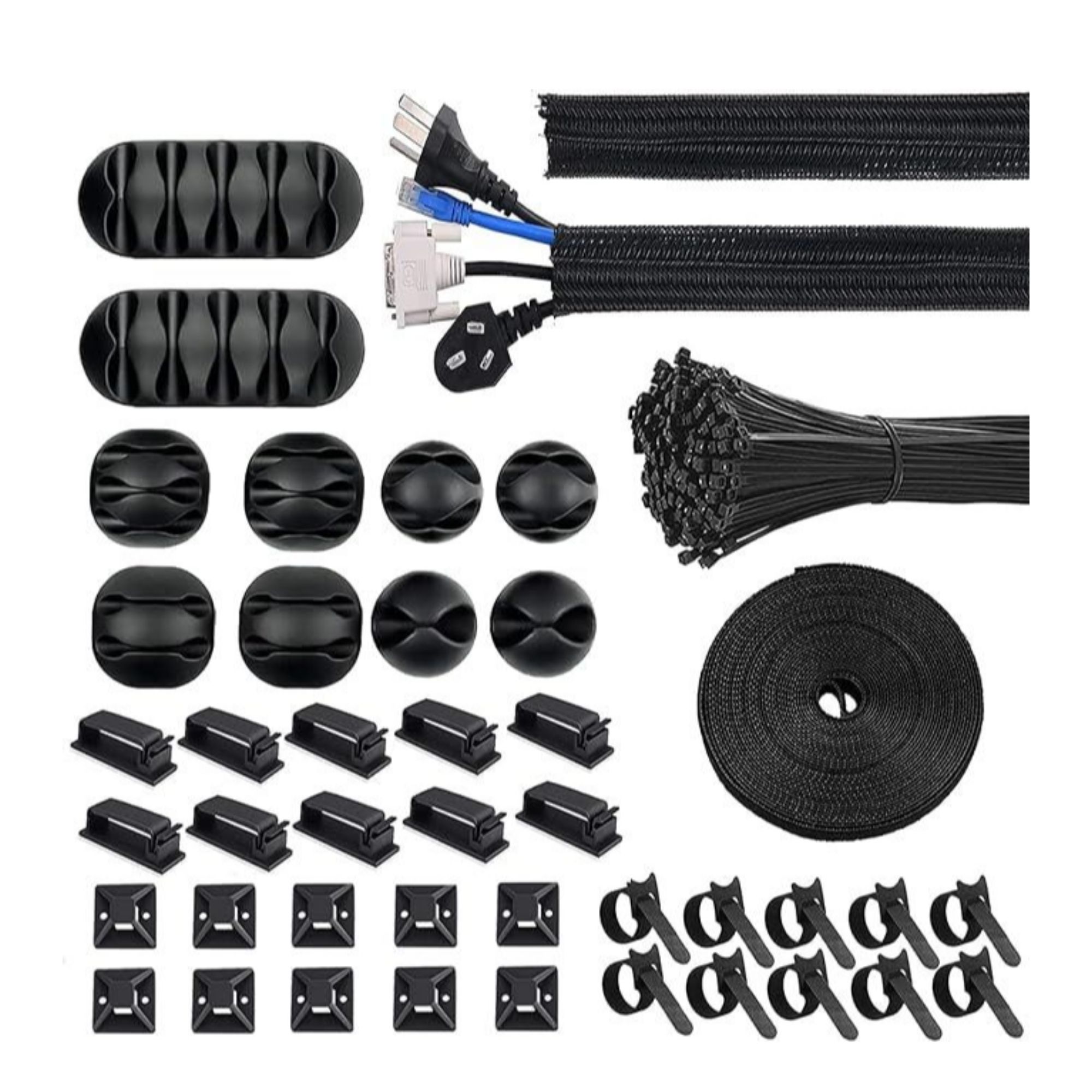 Cable Management Kit 142Pcs