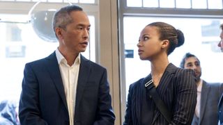 Ken Leung and Myha'la in Industry