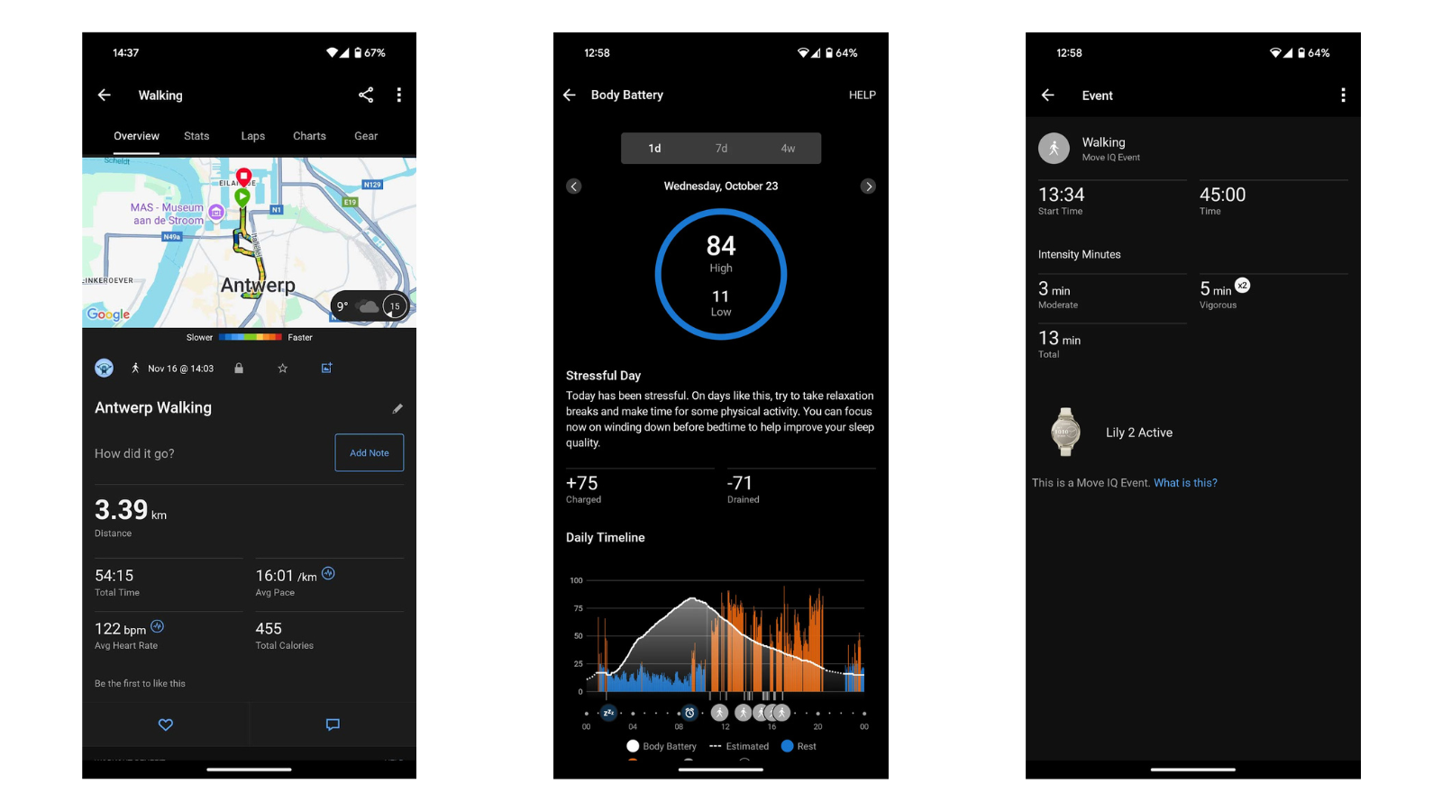 Garmin Connect app