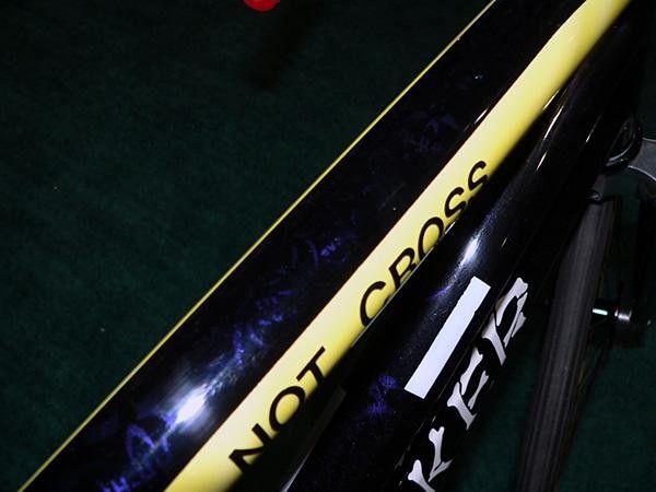 These purple skulls on the top of Don Walker&rsquo;s track tandem only show up in just the right light&hellip;