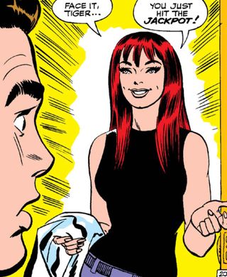 Peter Parker and Mary Jane Watson in Marvel Comics