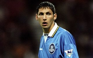 Marco Materazzi in action for Everton