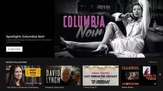 The Criterion Channel homepage