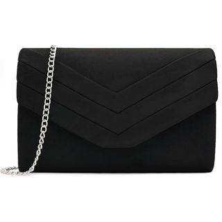 Milisente Black Clutch Bag