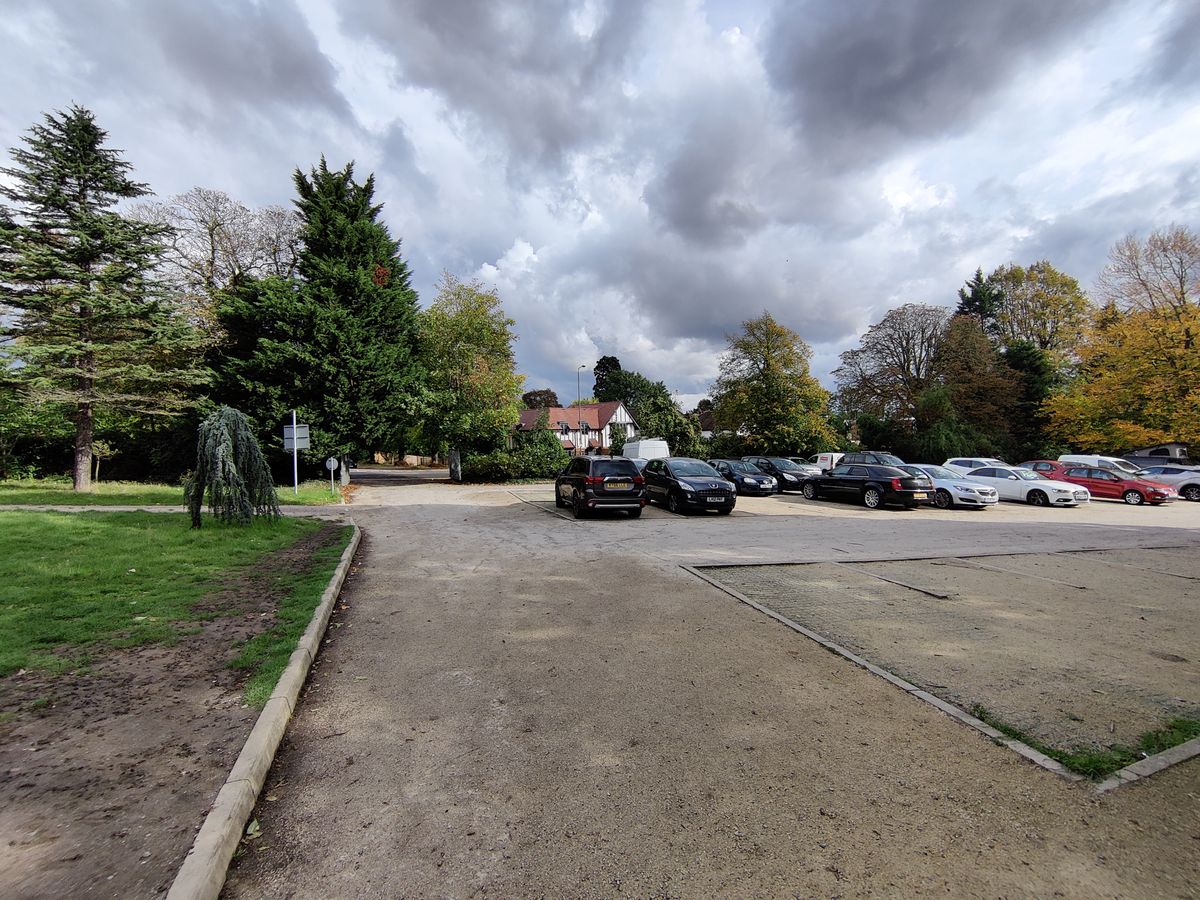 An ultra-wide shot