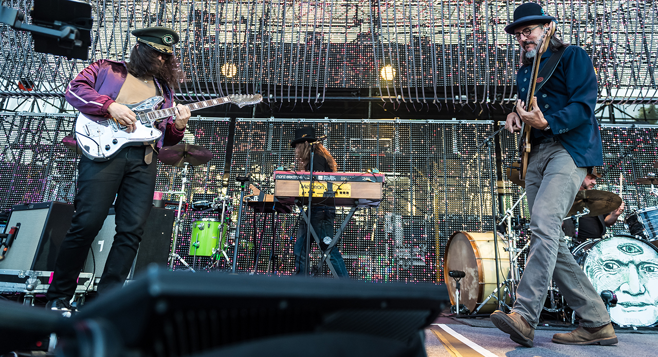 Claypool Lennon Delirium perform at The Lawn at White River State Park in Indianapolis, Indiana on July 26, 2019