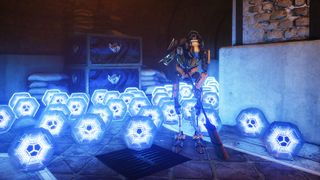 Destiny 2 Lightfall - Robot sweeping up engrams