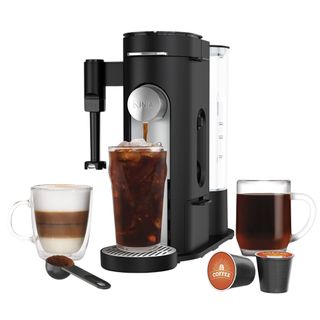 Ninja pods and grounds coffee maker with built-in frother