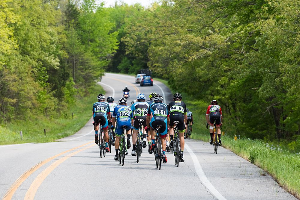 The field got smaller and smaller over the challenging circuit Joe Martin Stage Race Pro Men - Stage 2