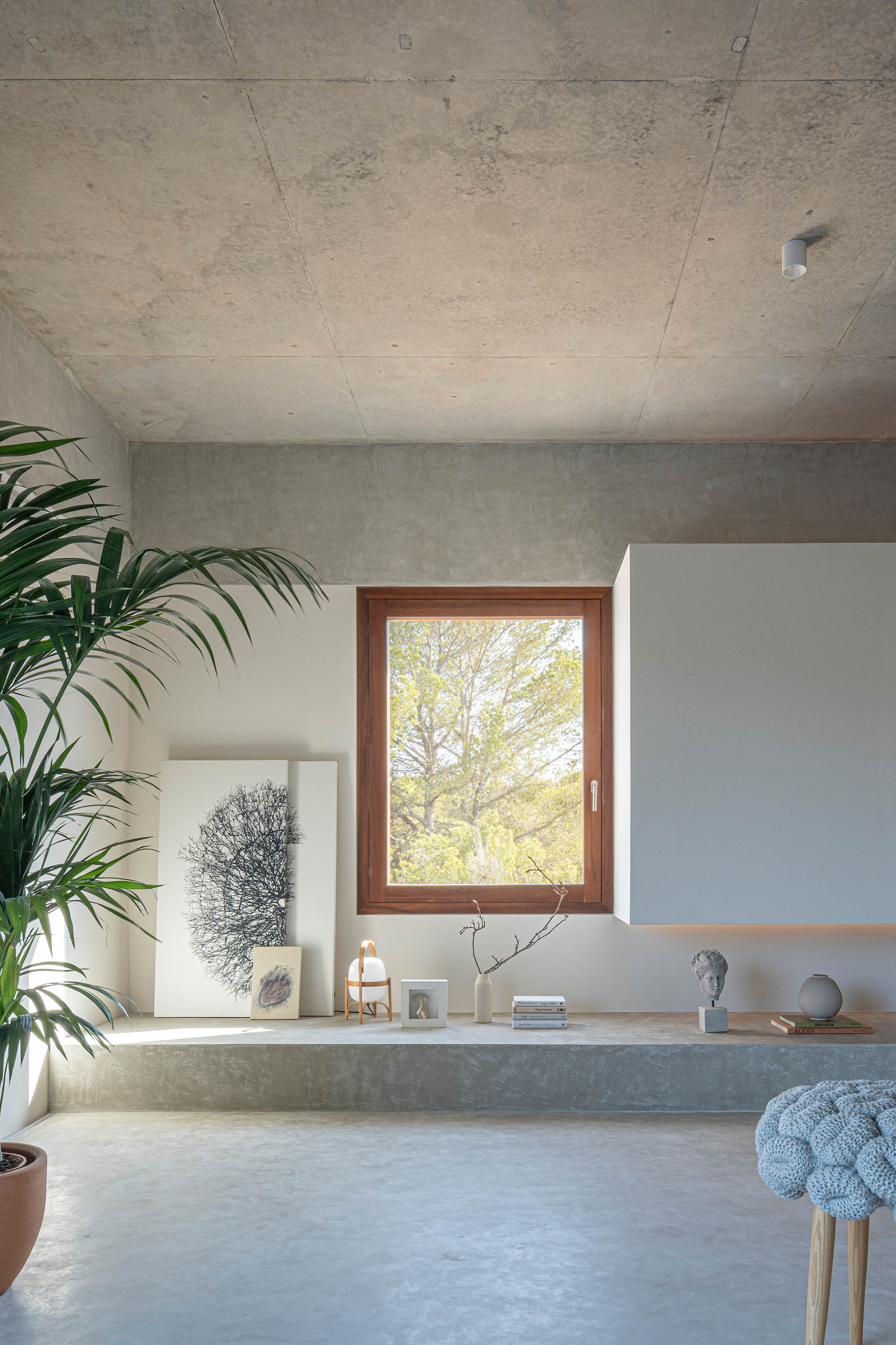 Formentera House by Mari&amp;agrave; Castell&amp;oacute;, a white concrete structure in the countryside