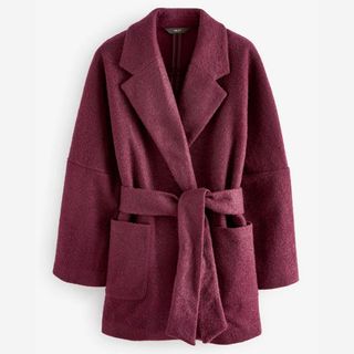 Burgundy coat from Next