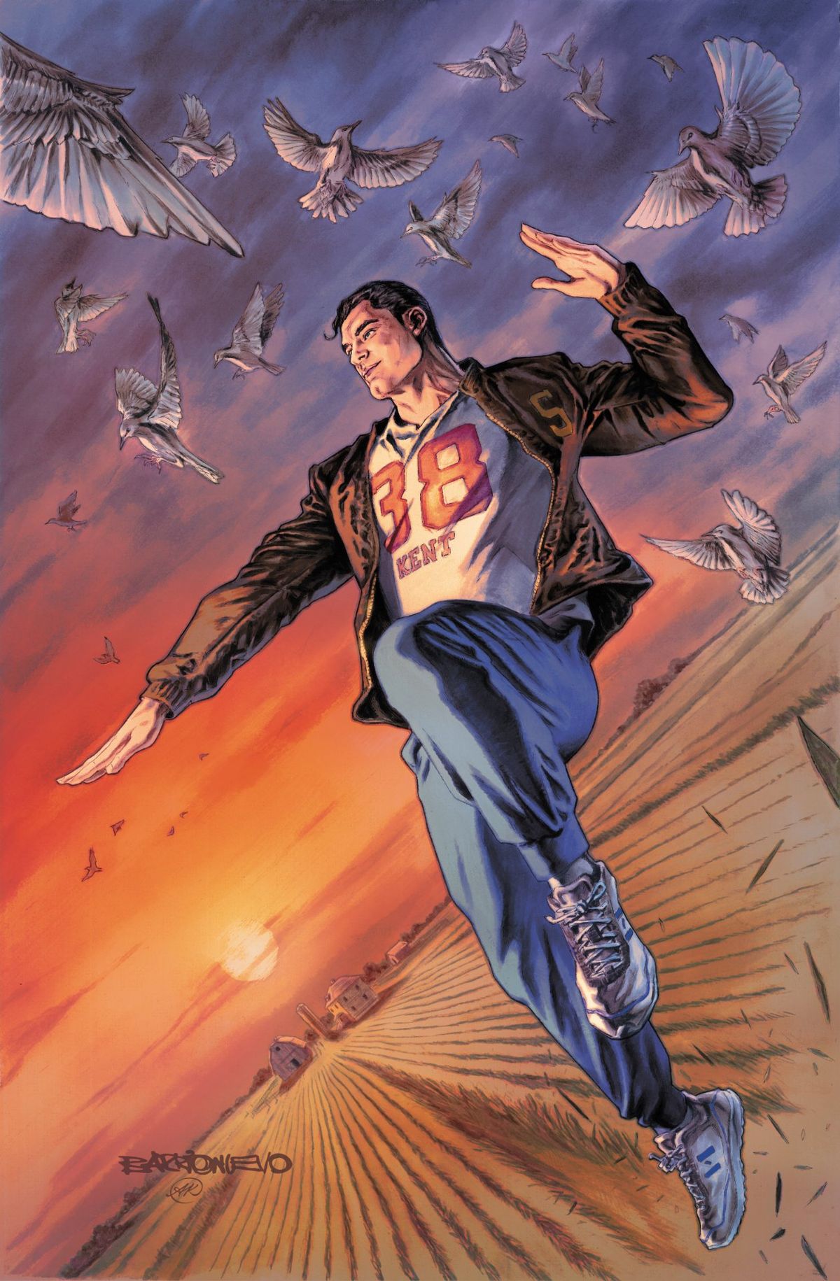 Action Comics #1050 variant cover by Al Barrionuevo