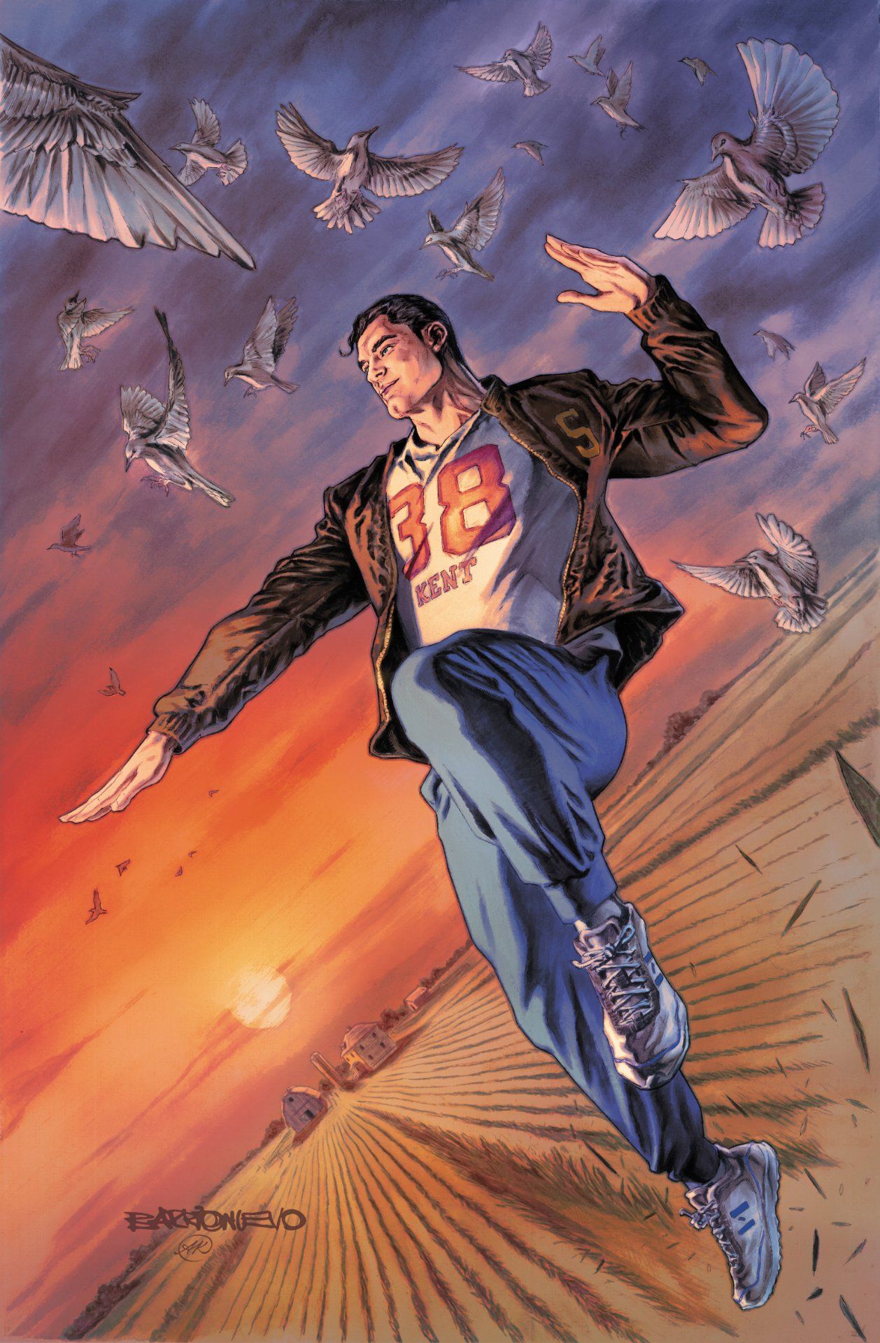Action Comics #1050 variant cover by Al Barrionuevo