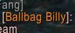 Players running around in WoW: Forever with some suspect, silly names.