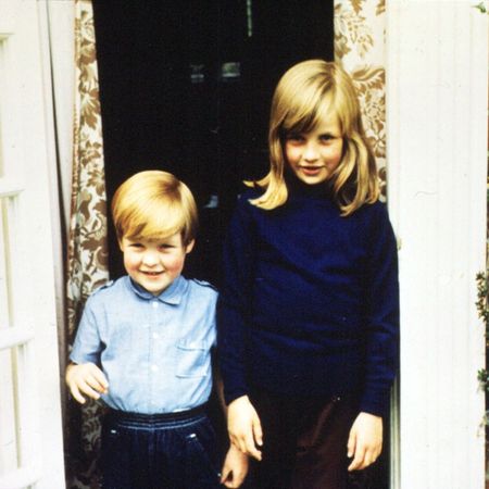 Charles Spencer and Lady Diana as young children.
