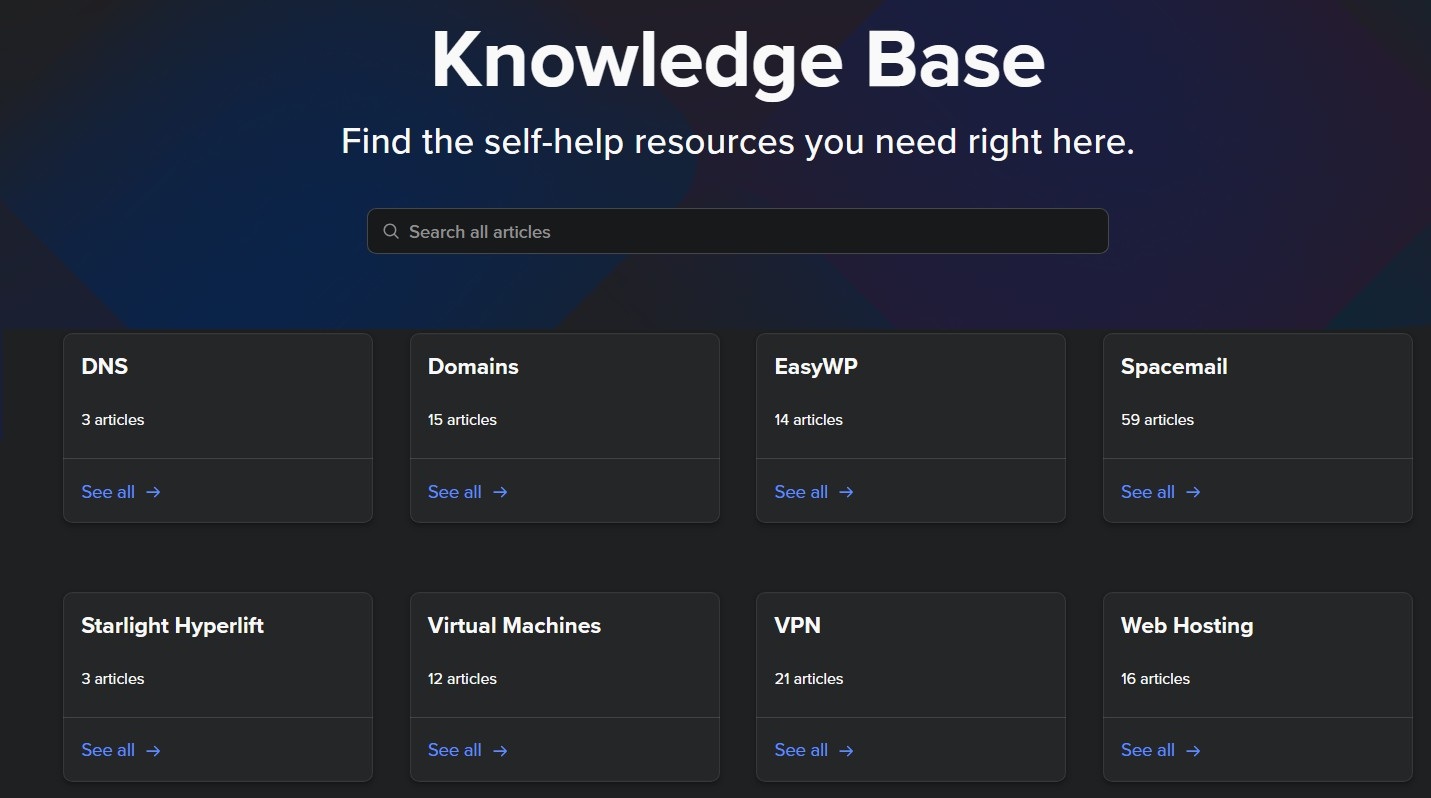 Spaceship knowledgebase