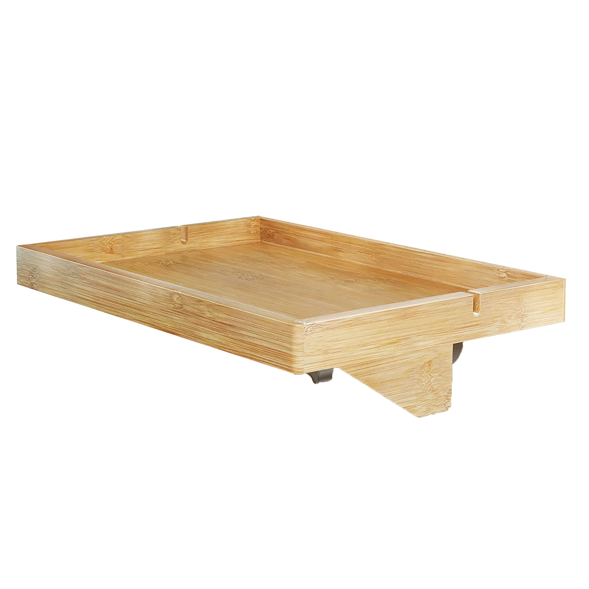 Klip bambu di meja samping tempat tidur