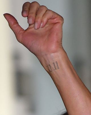 Jennifer Aniston tattoo