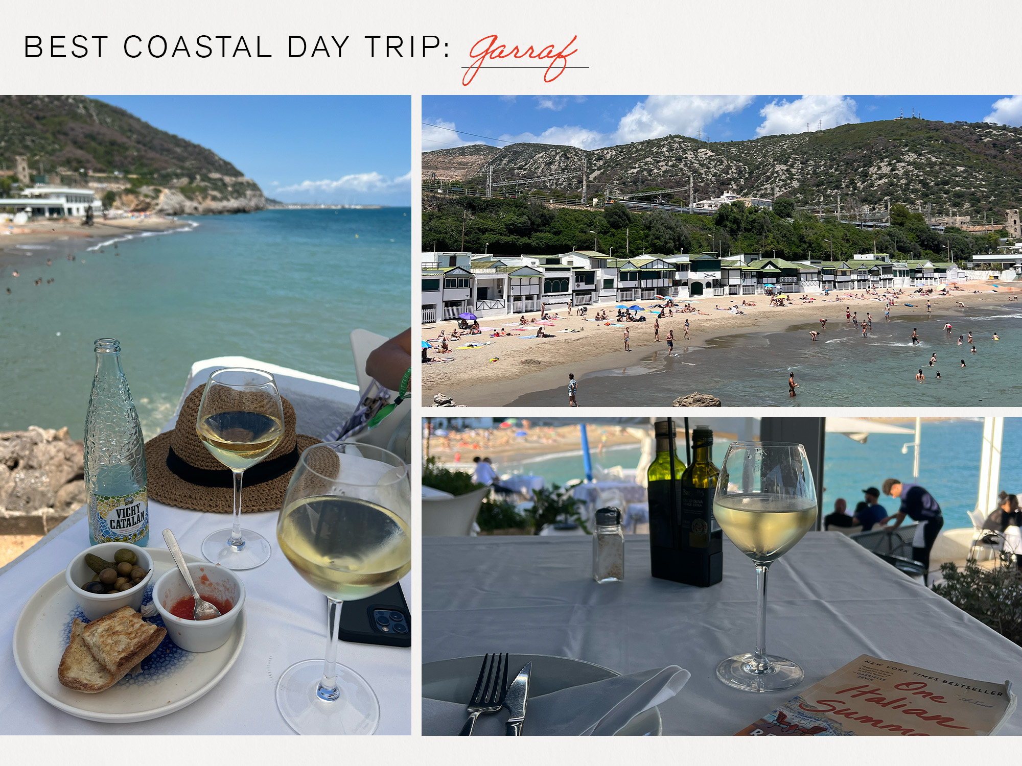 photos of garraf a coastal beach town in spain