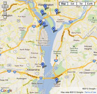 Discovery Flyover Best Viewing Sites Map