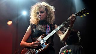 Grace Bowers performs onstage during WhyHunger's Amplified: Annual Hungerthon Kickoff Concert Presented by EY at Irving Plaza on October 15, 2024 in New York City.