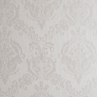 damask white shimmer wallpaper