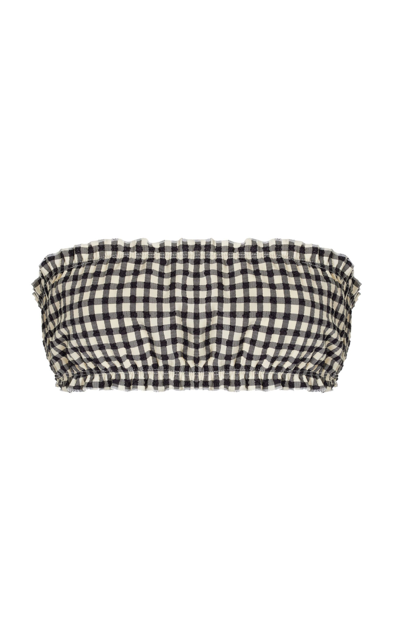 Lee Checked Bikini Top