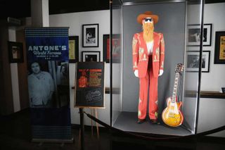 Billy Gibbons long lost Nudie Suit at Antone's Blues Museum
