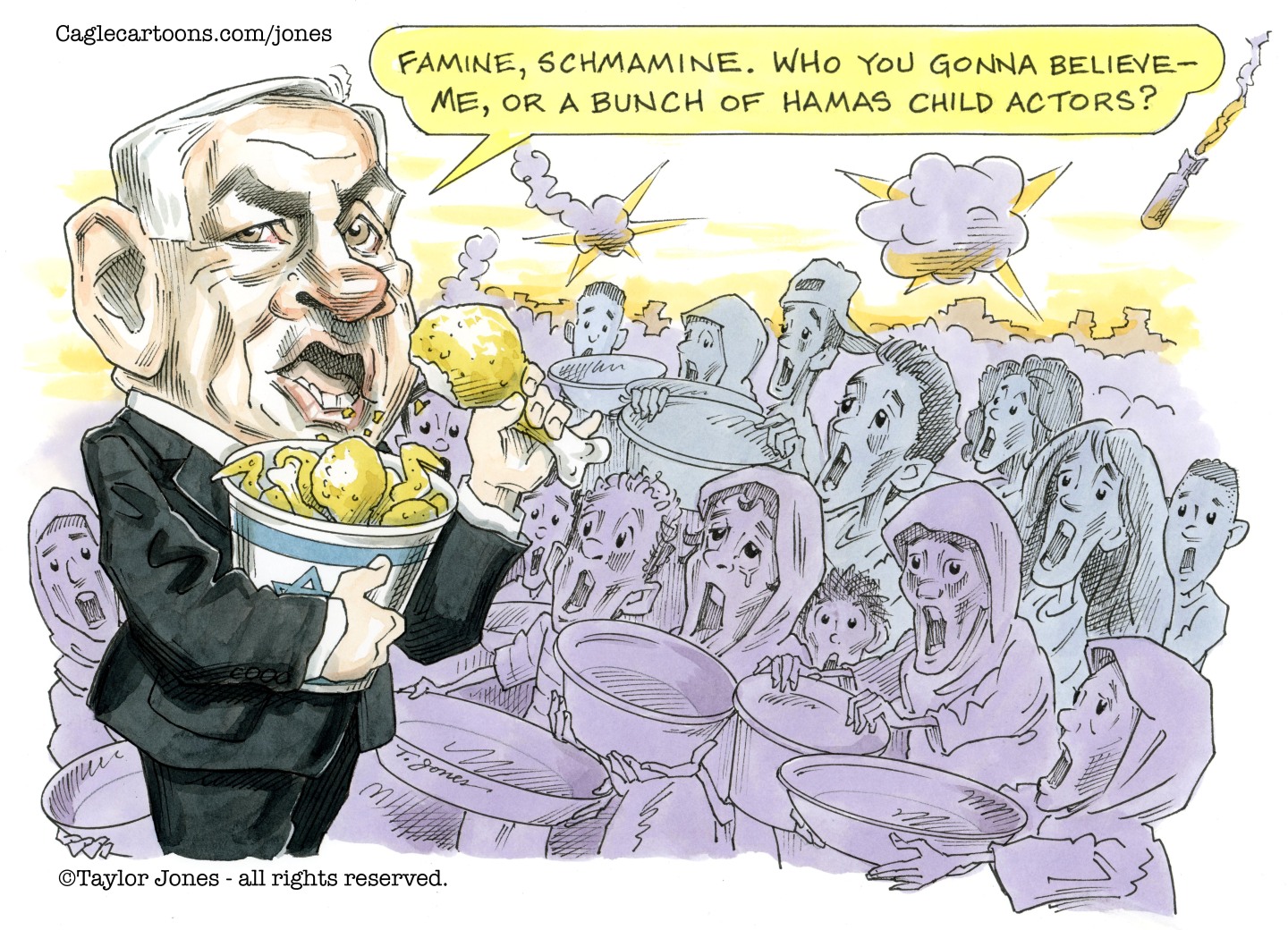 Political cartoon