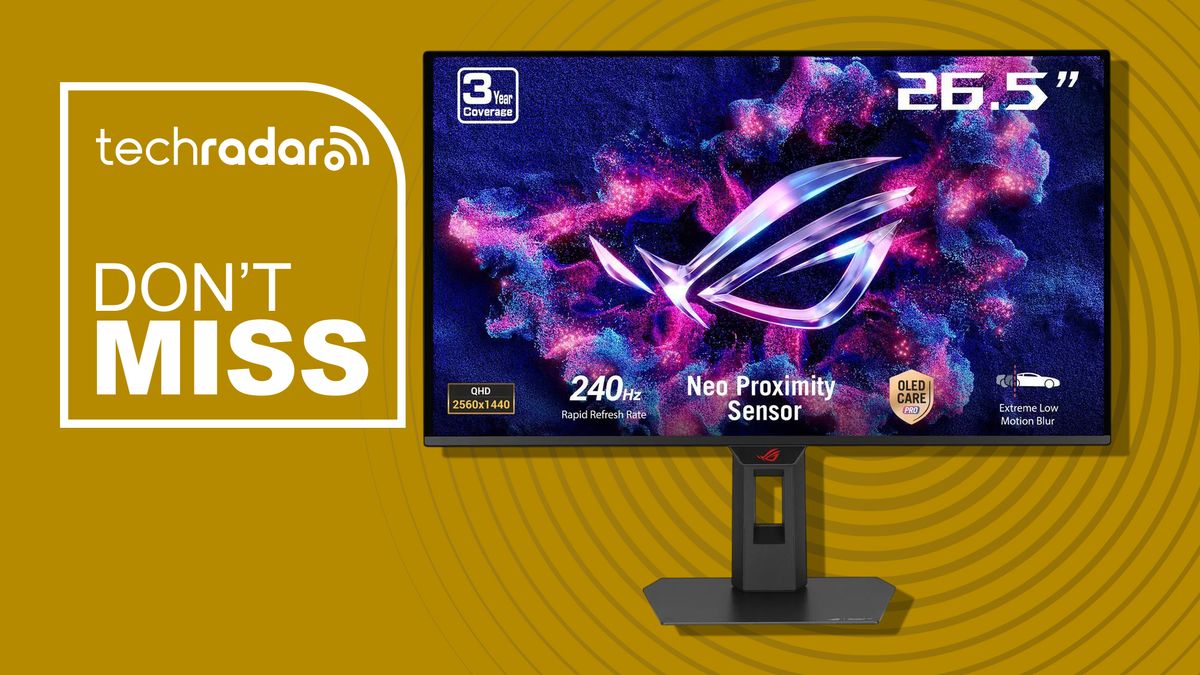Save $150 on the Asus ROG Strix 27-inch QHD OLED monitor in Newegg's unmissable FantasTech Father's Day sale
