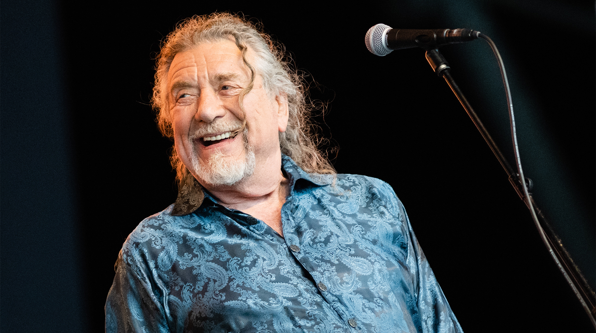 Robert Plant performs live on the Pyramid Stage during day three of Glastonbury Festival at Worthy Farm, Pilton on June 24, 2022 in Glastonbury, England. 