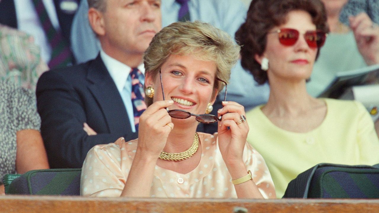 princess diana at wimbledon