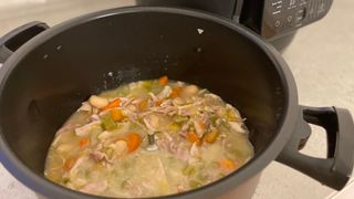 Chicken soup in the Tefal Multicook Actify Air Fryer