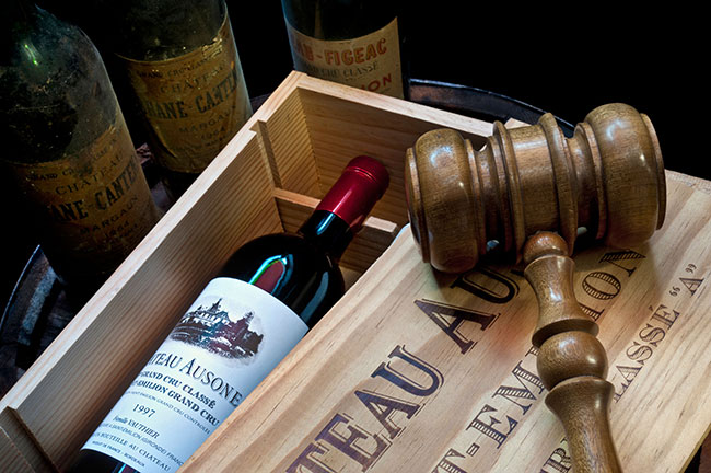 bordeaux wine auctions