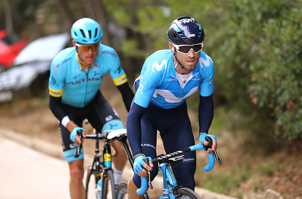 Alejandro Valverde and Jakob Fuglsang in a winning breakaway at Volta a la Comunitat Valenciana
