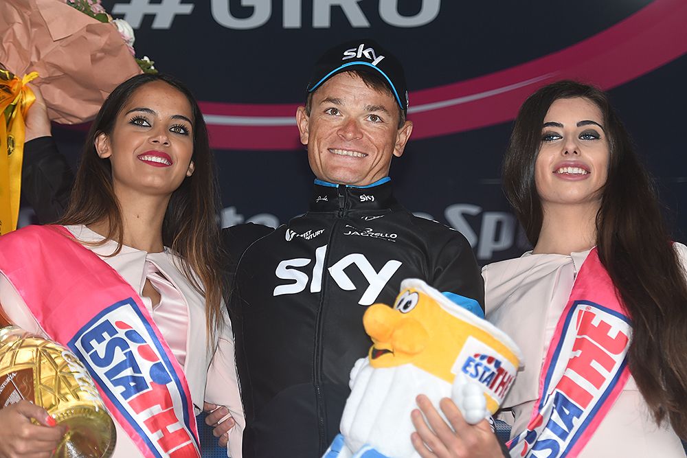Vasil Kiryienka (Team Sky) wins Giro d'Italia stage 14