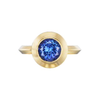 Tanzanite Mini Round Ring - 6.5 (ready to Ship)