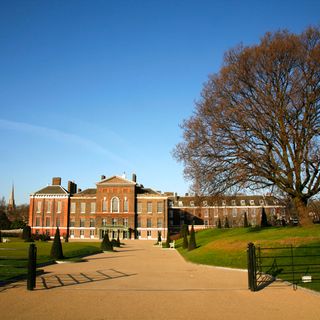 kensington palace green lawn plants and tree