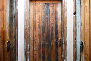 Reclaimed timber doors