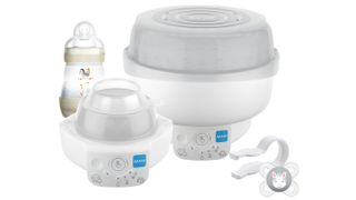 Tommee Tippee Electric Steam Steriliser, Closer to Nature Baby Bottles &  Perfect Prep Day and Night Machine Ultimate Formula Feeding Kit, Black