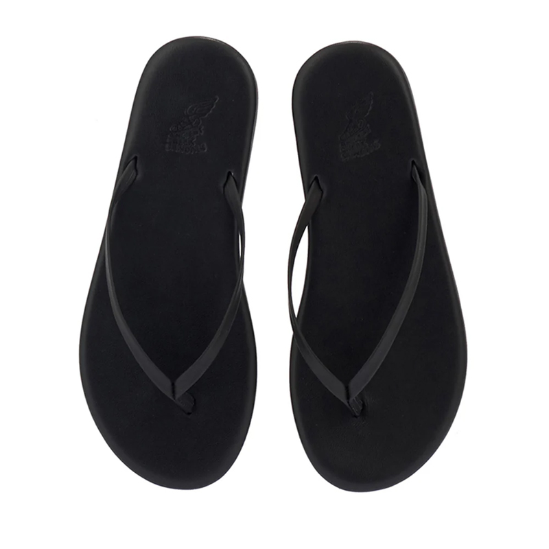 black leather sandals, ancient greek sandals