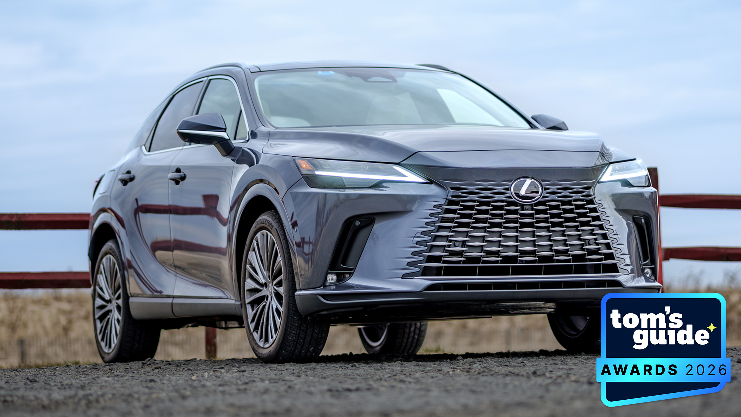 2026 Lexus RX 450h+ Luxury with a TG Awards 2026 badge