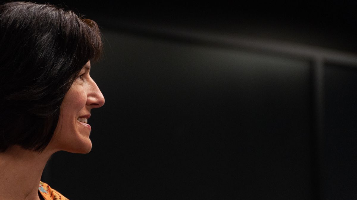 Kimberly Lein-Mathisen &oslash;nsker velkommen.