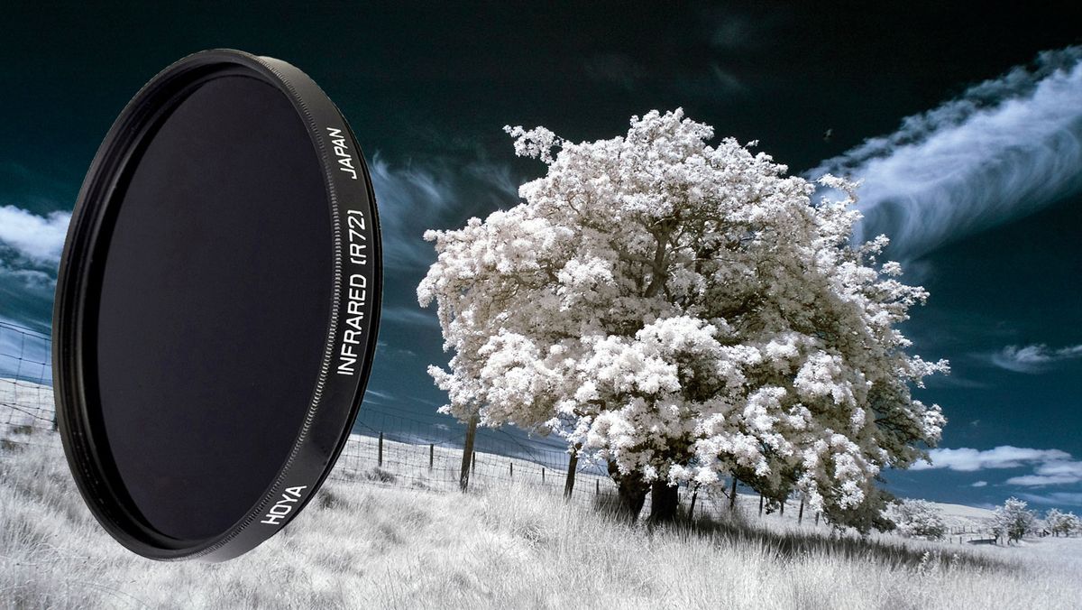 Hoya infrared filter and infrared color landscape photo