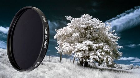 Hoya infrared filter and infrared color landscape photo