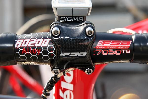 FSA supply the CSC team with plenty of accessories, including bars and stems.
